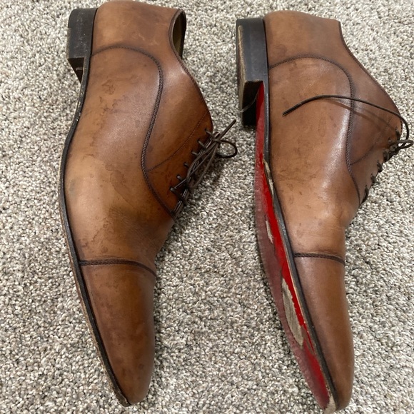 SOLD CHRISTIAN LOUBOUTIN Greggo EU 44 1/2 US 11 Brown Oxford Shoes - Picture 6 of 16